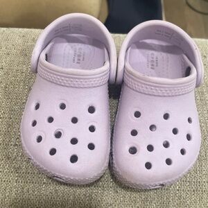 CROCS Kids Light Purple Water Shoes